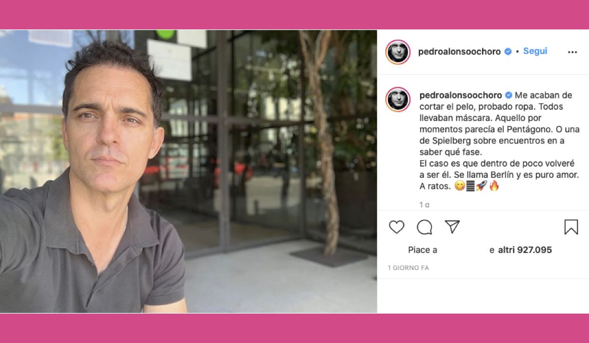 Pedro Alonso Credits Instagram via @pedroalonsoochoro