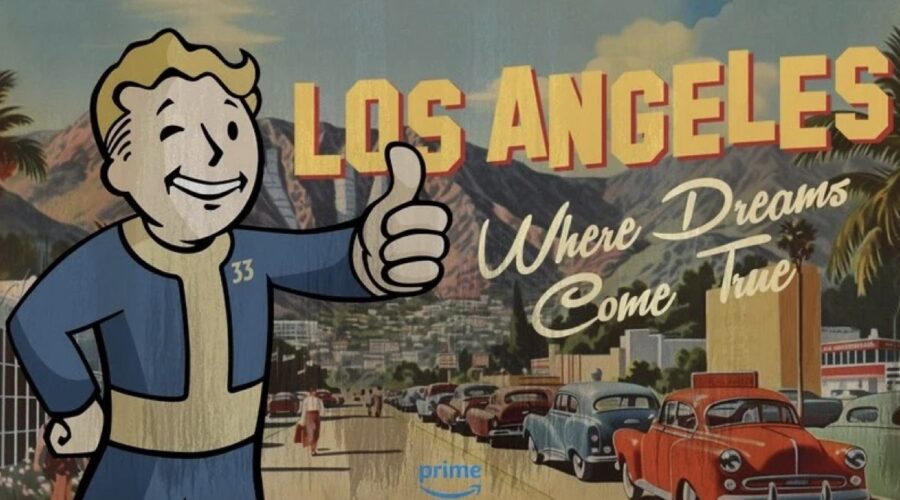 Immagine teaser della serie tv “Fallout” diffusa da Prime Video. Credits: Amazon Studios.
