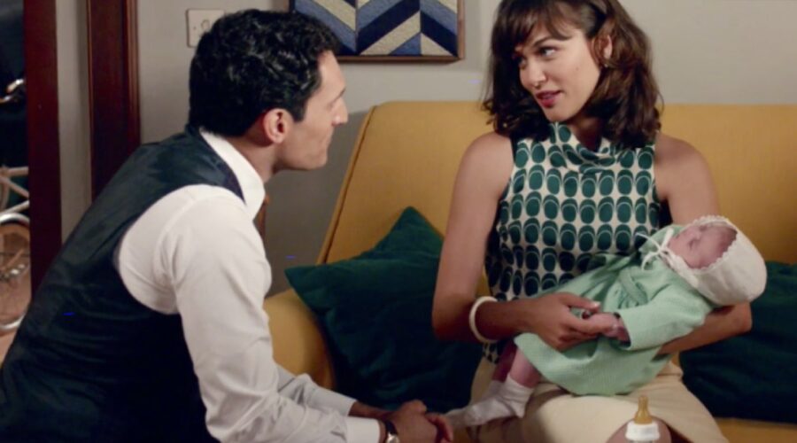 Il Paradiso delle Signore 4 Vittorio e Marta con la piccola Anna nella puntata 147 Credits RAI