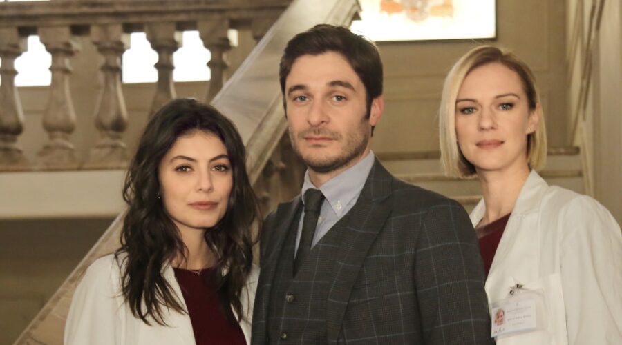 L'allieva 3 Alessandra Mastronardi, Lino Guanciale e Antonia Liskova Credits P. Bruni e RAI