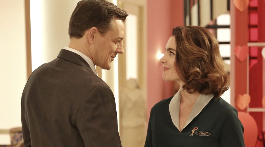 Luciano Cattaneo e Clelia Calligaris interpretati rispettivamente da Giorgio Lupano e Enrica Pintore, qui in una scena de Il Paradiso delle Signore 4 - Daily 2 Credits P. Bruni e RAI