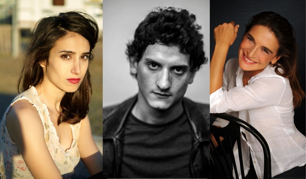 Cast di Christian: da sinistra: Silvia D'Amico, Antonio Bannò e Lina Sastri. Credits: Pierpaolo Redondo, Paolo Palmieri via Sky.