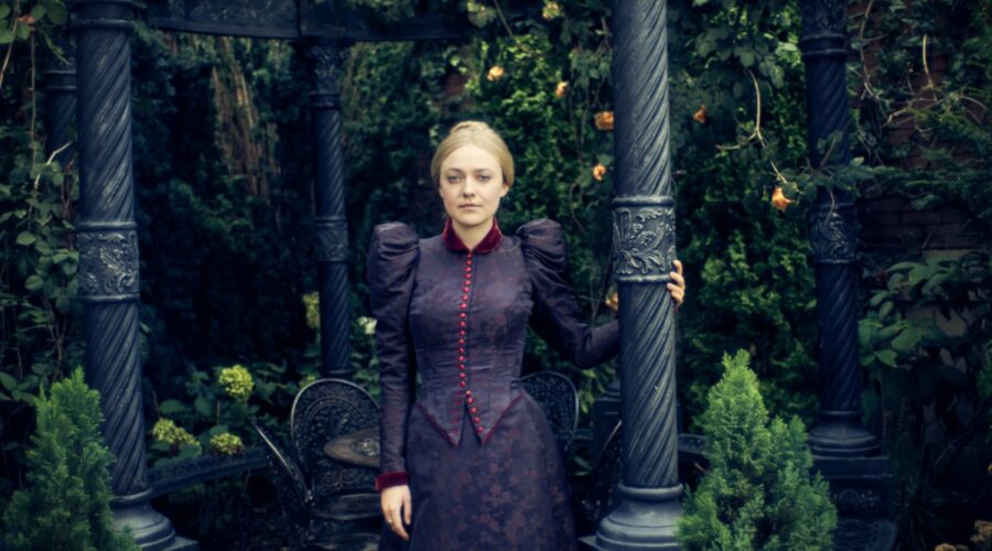 Dakota Fanning in una scena de L'alienista. Credits: Kurt Iswarienko/TNT via Netflix.