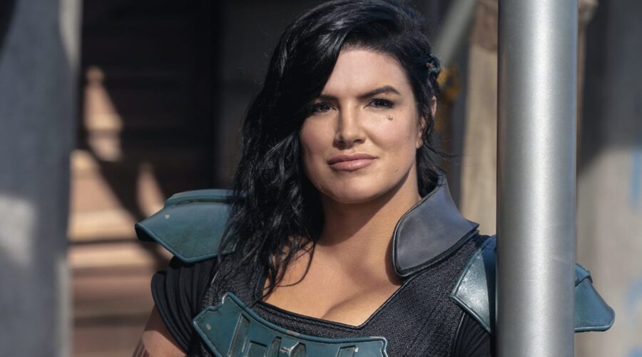 Gina Carano nei panni di Cara Dune in una scena di The Mandalorian 2 credits Disney Plus