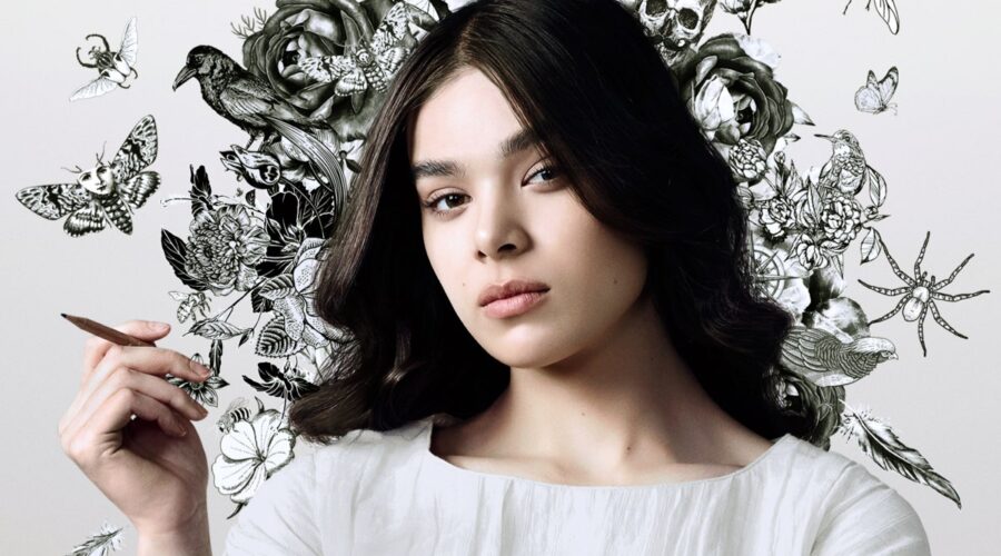 Hailee Steinfeld nel poster di Dickinson in streaming su Apple TV+