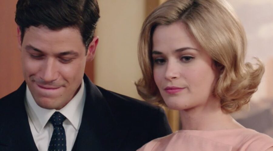 Il Paradiso delle Signore 4 Cosimo e Gabriella interpretati da Alessandro Cosentini e Ilaria Rossi, qui nella puntata 157 Credits RAI