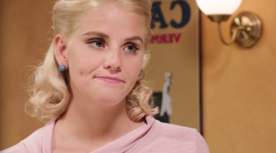 Il Paradiso delle Signore 4 Laura Parisi interpretata da Arianna Montefiori, qui nella puntata 153 Credits RAI