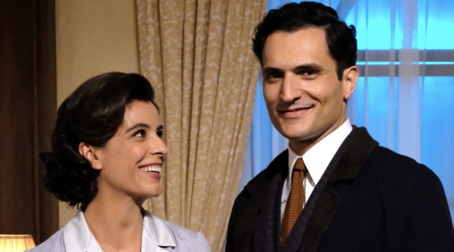 Il Paradiso delle Signore 5 Beatrice Conti e Vittorio Conti interpretati rispettivamente da Caterina Bertone e Alessandro Tersigni Credits RAI