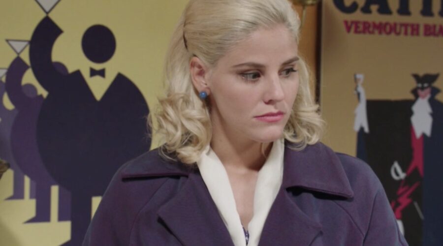 Il Paradiso delle Signore 5 Laura Parisi interpretata da Arianna Montefiori, qui in una scena della puntata 7 Credits RAI