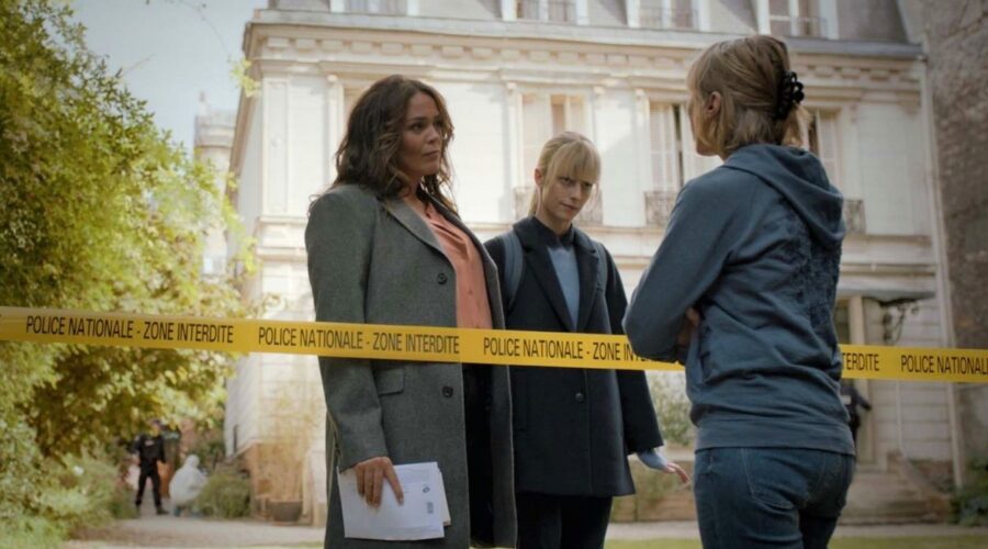 Una scena di Astrid e Raphaelle serie tv Credits Giallo