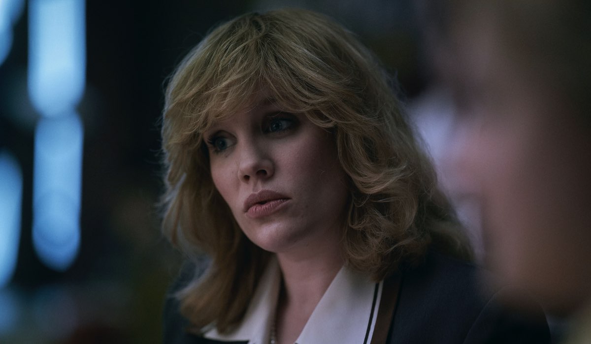 Emerald Fennell (Camilla Parker Bowles) in The Crown 4. Credits: Des Willie/Netflix.