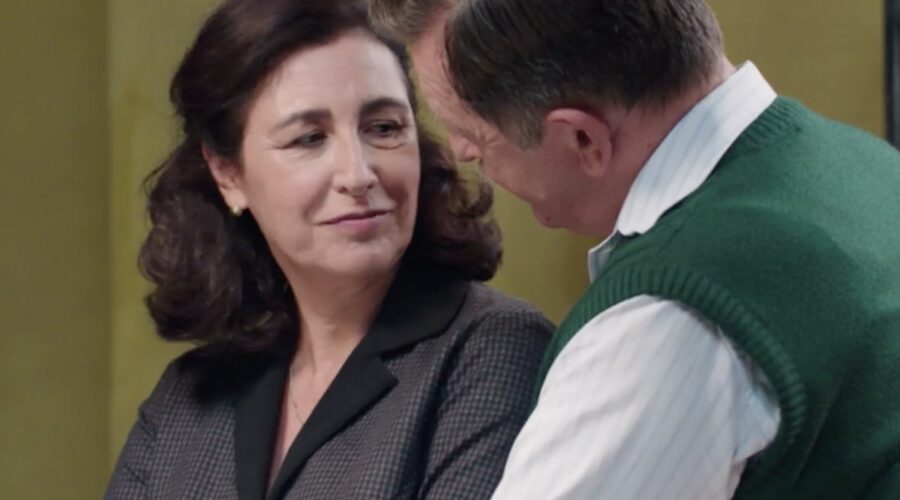 Il Paradiso delle Signore 5 Agnese Amato e Armando Ferraris interpretati da Antonella Attili e Pietro Genuardi, qui nella puntata 25 Credits RAI