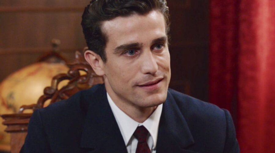 Il Paradiso delle Signore 5 Federico Cattaneo interpretato da Alessandro Fella, qui nella puntata 21 Credits RAI