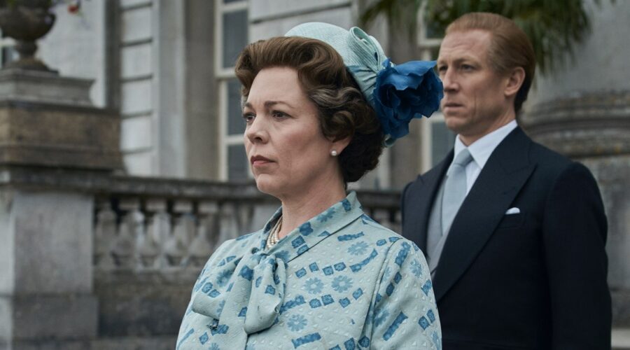 Olivia Colman è la regina Elisabetta in The Crown 4 stagione, Credits Liam Daniel e Netflix