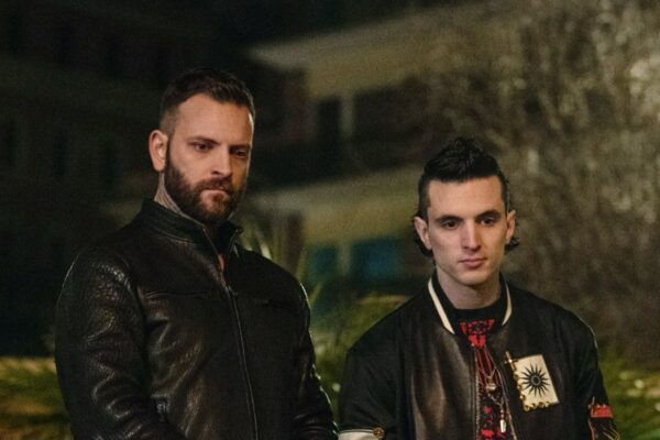 Suburra 3, da sinistra Alessandro Borghi interpreta Aureliano e Giacomo Ferrara interpreta Spadino nell'episodio 1 Credits Emanuela Scarpa e Netflix 2020