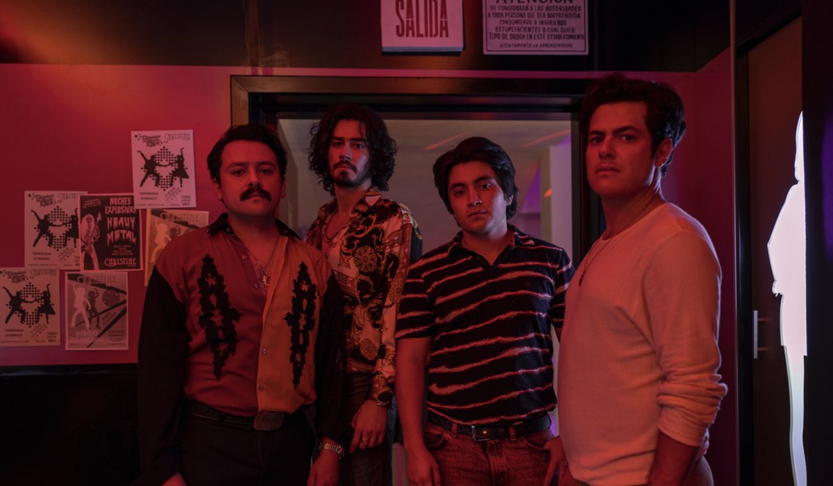 Francisco Barreiro, Manuel Masalva, José Julián eAlfonso Dosal In Narcos Mexico 3. Credits:Juan Rosas/Netflix