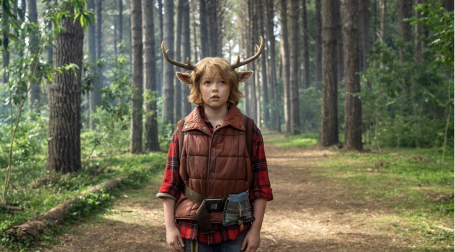 Christian Convery è Gus in “Sweet Tooth”. Credits: Kirsty Griffin/Netflix.