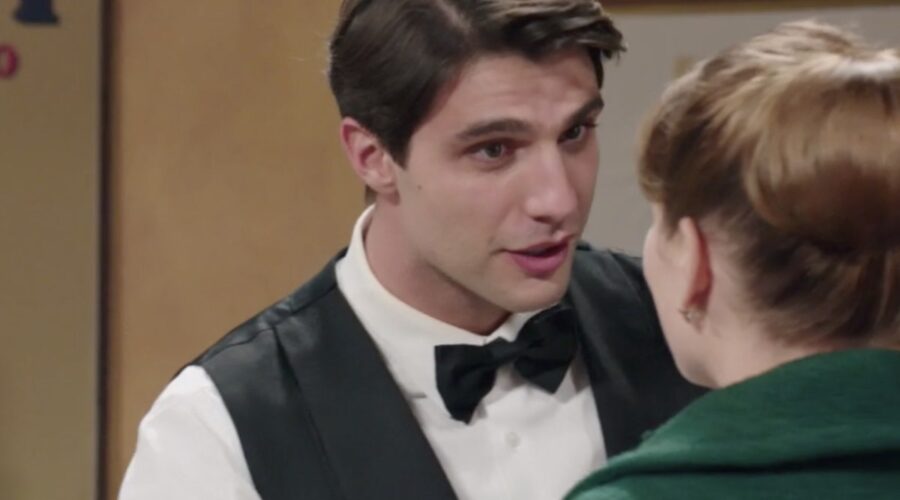 il paradiso delle signore 5 marcello barbieri e roberta pellegrino interpretati da pietro masotti e federica de benedettis nella puntata 31 credits rai