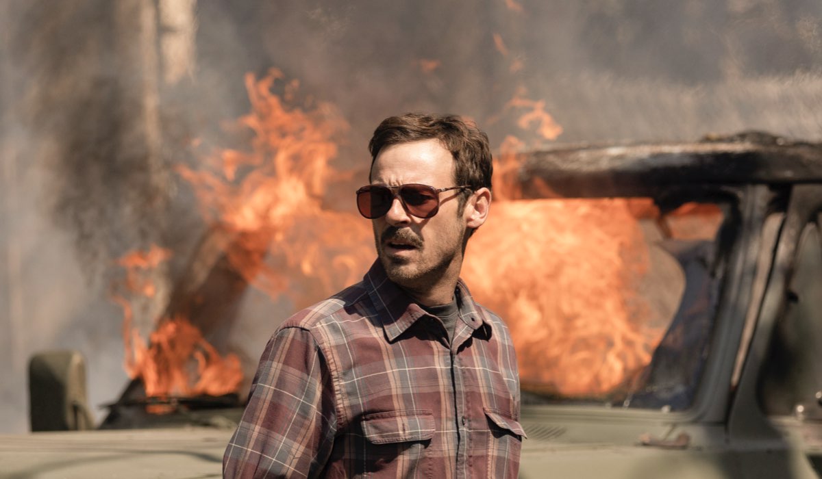 Scoot McNairy in a scene from the third season of "Narcos: Mexico"...