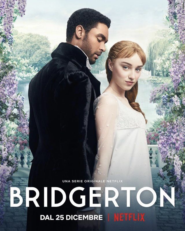 Bridgerton, il poster della serie tv. Credits: Netflix.