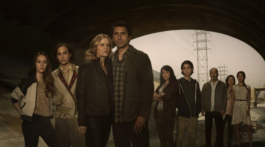 Il cast della prima stagione di Fear The Walking Dead. Credits: AMC/MTV.