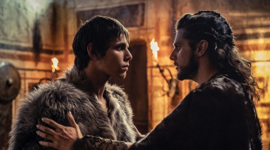 francesco di napoli e andrea archangeli sono wiros e yemos in romulus credits francesca fago e sky