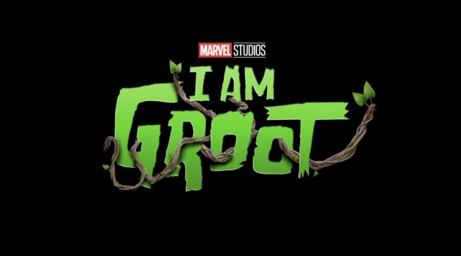 Logo di I Am Groot. Credits: Disney Plus/Marvel Studios.