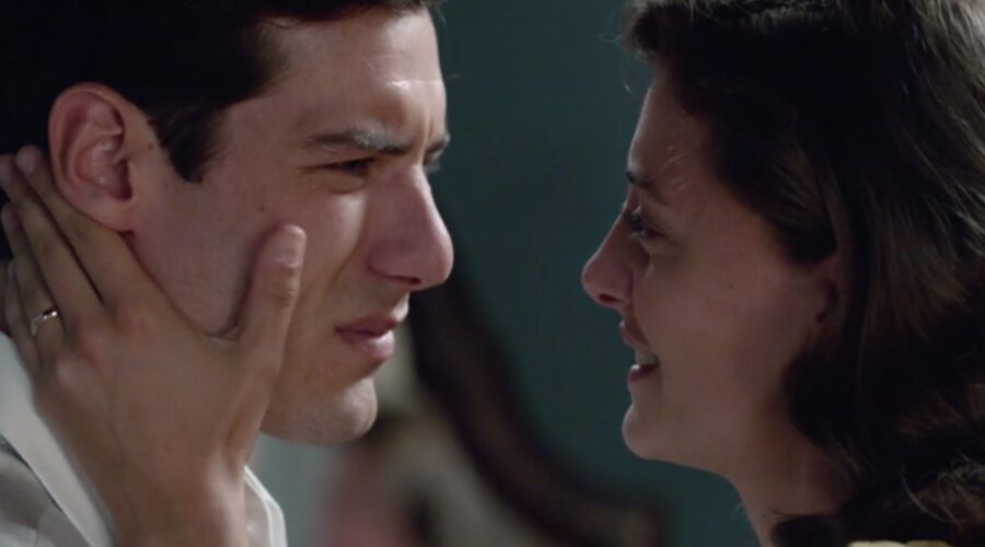 Il Paradiso Delle Signore 4 Riccardo Guarnieri e Nicoletta Cattaneo Interpretati da Enrico Oetiker e Federica Girardello, qui insieme nella puntata 159 Credits Rai