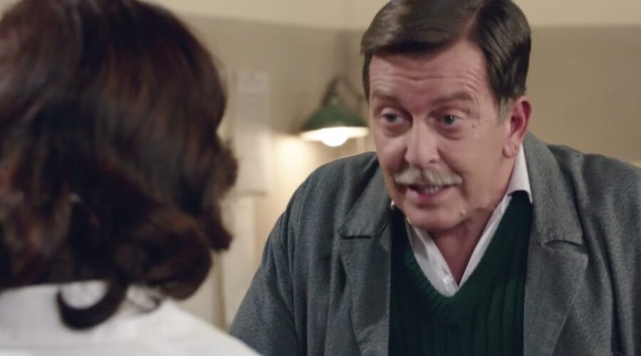 Il Paradiso Delle Signore 5 Agnese Amato e Armando Ferraris interpretati da Antonella Attili e Pietro Genuardi, qua nella puntata 45 Credits Rai