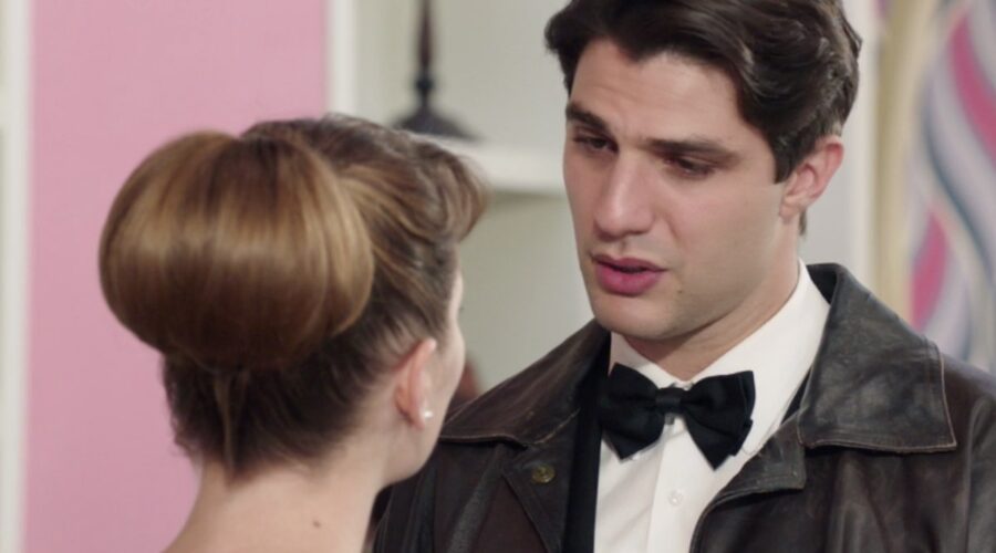 il paradiso delle signore 5 roberta pellegrino e marcello barbieri interpretati da federica de benedittis e pietro masotti qui al paradiso nella puntata 38 credits rai