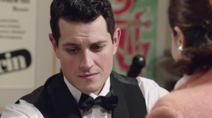 Il Paradiso Delle Signore 5 Salvatore Amato Interpretato Da Emanuel Caserio Qui Con Gabriella Rossi Interpretata Da Ilaria Rossi Nella Puntata 49 Credits Rai