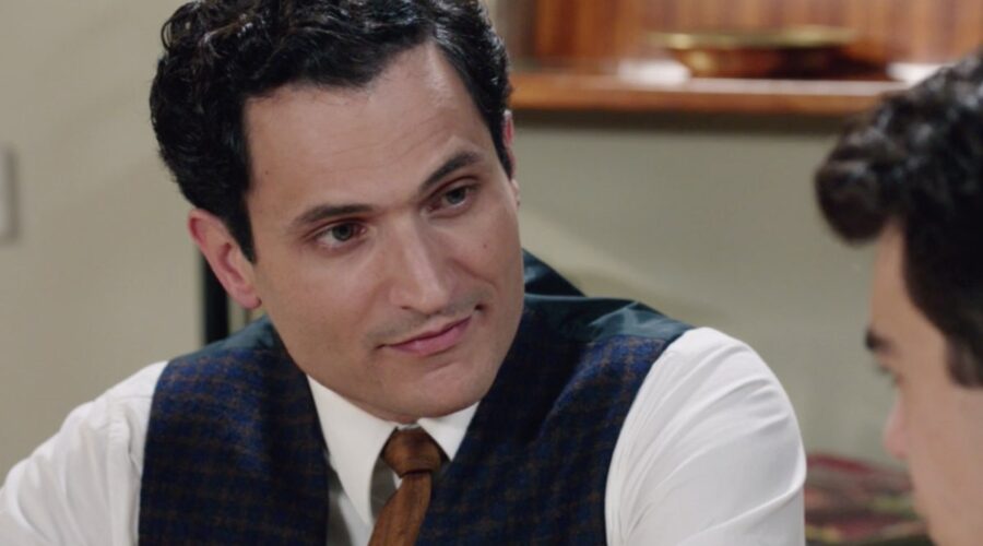 Il Paradiso Delle Signore 5 Vittorio Conti Interpretato Da Alessandro Tersigni Qui Con Pietro Conti Nella Puntata 51 Credits Rai