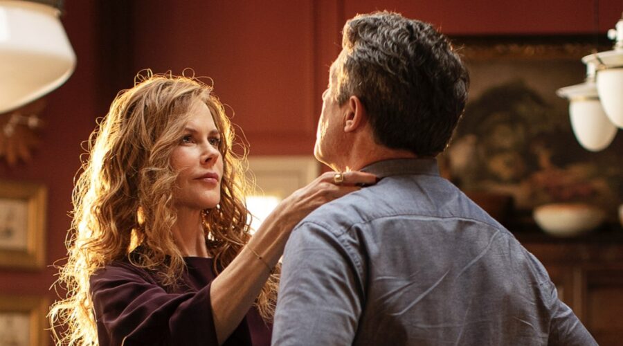 Nicole Kidman e Hugh Grant in una scena di The Undoing - Le Verità Non Dette Credits HBO e Sky