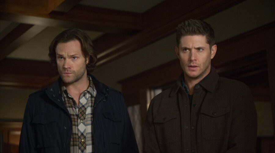 Da sinistra: Jared Padalecki (Sam) e Jensen Ackles (Dean). Credits: Rai 4/Warner Television.