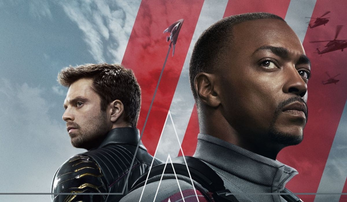 Falcon e Winter Soldier nel post della serie tv. Credits: Marvel Studios/Disney Plus.