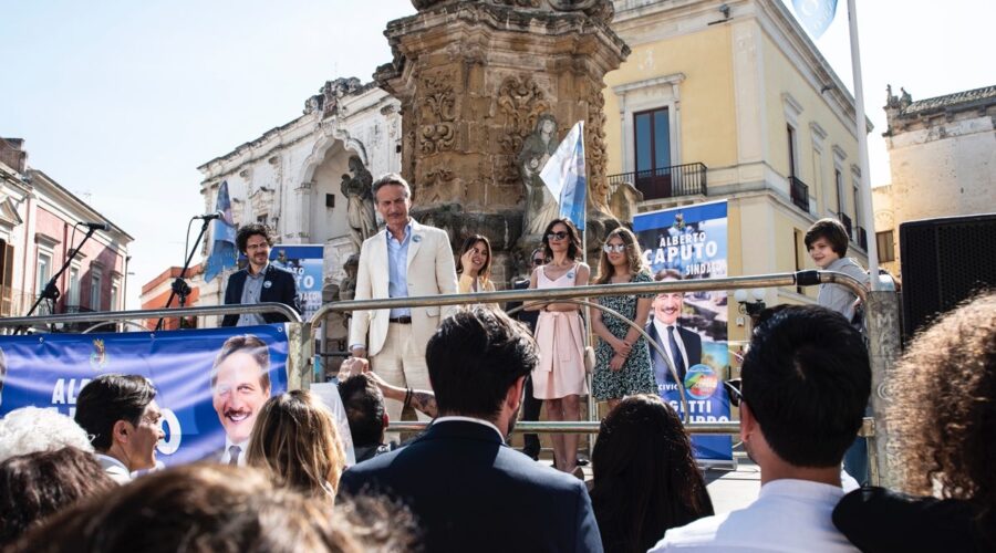 Una Scena De I Fratelli Caputo Con Cesare Bocci Credits Mediaset