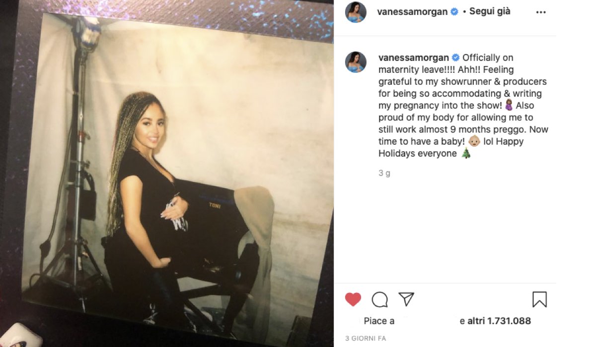 Vanessa Morgan Incinta Sul Set Di Riverdale. Credits: Instagram Via Profilo Ufficiale @vanessamorgan
