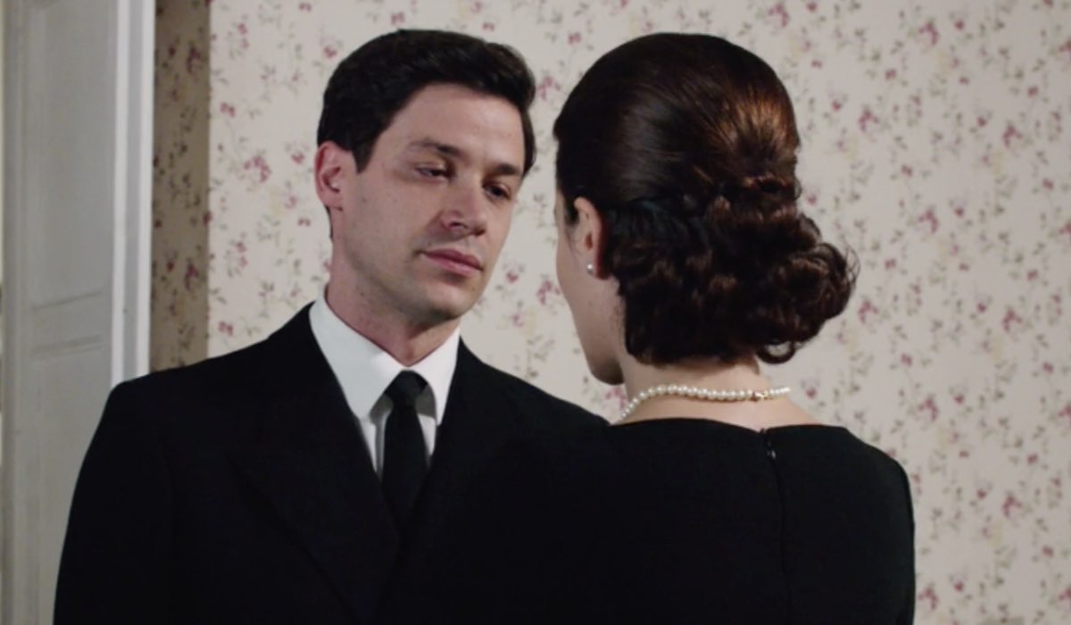 Il Paradiso Delle Signore 5 Cosimo Bergamini Interpretato Da Alessandro Cosentini E Gabriella Rossi Interpretata Da Ilaria Rossi Qui Nella Puntata 71 Credits Rai