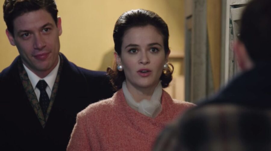 Il Paradiso Delle Signore 5 Gabriella Rossi Interpretata Da Ilaria Rossi Qui Con Cosimo E Salvatore Nella Puntata 61 Credits Rai