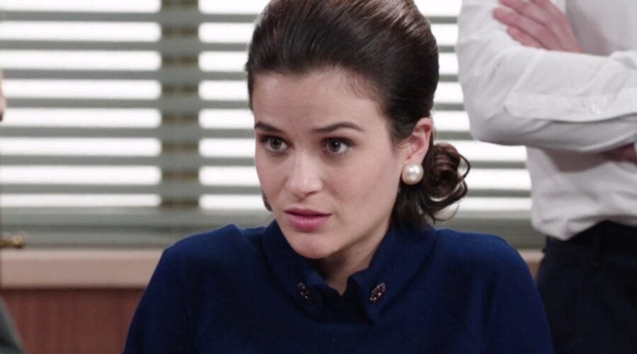 Il Paradiso Delle Signore 5 Gabriella Rossi Interpretata Da Ilaria Rossi Qui Nella Puntata 63 In Atelier Credits Rai