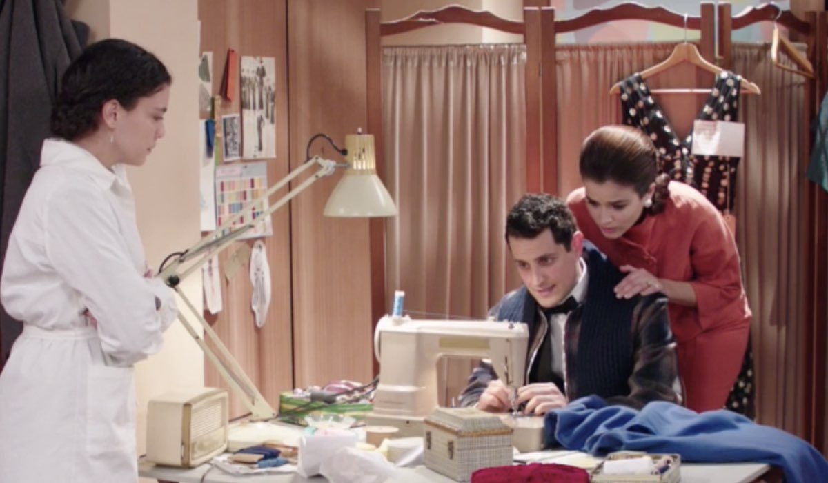 Il Paradiso Delle Signore 5 Maria Puglisi Con Salvatore Amato E Gabriella Rossi In Atelier Qui Nella Puntata 72 Credits Rai