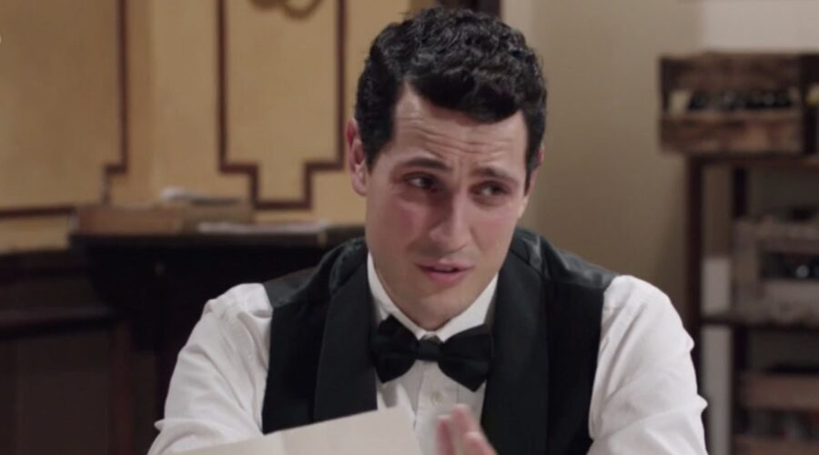 Il Paradiso Delle Signore 5 Salvatore Amato Interpretato Da Emanuel Caserio Qua In Caffetteria Nella Puntata 43 Credits Rai