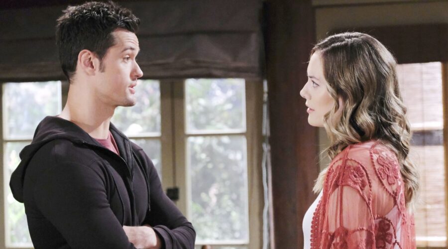 Thomas Forrester e Hope Logan In Beautiful. Credits: BBL Distribution e Mediaset