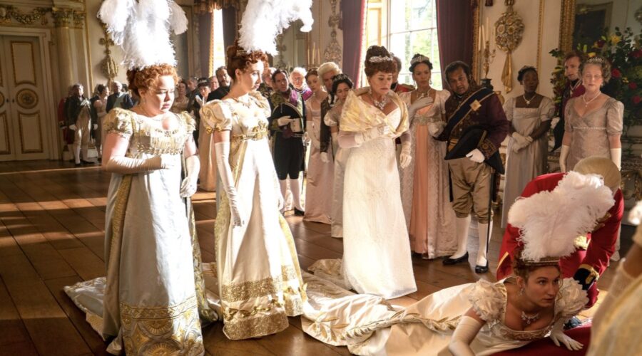 Una scena di Bridgerton credits: Liam Daniel/Netflix.