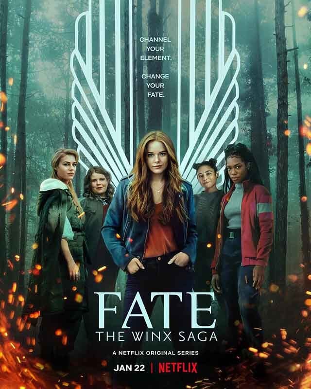 La locandina di Fate: The Winx Saga. Credits: Netflix