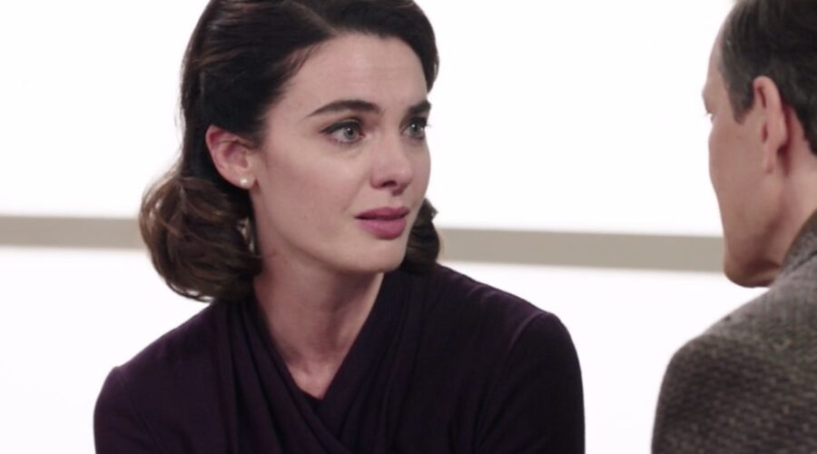 Il Paradiso Delle Signore 5 Clelia Calligaris Interpretata Da Enrica Pintore Con Luciano Cattaneo Interpretato Da Giorgio Lupano Qui Nello Spogliatoio Nella Puntata 80 Credits Rai