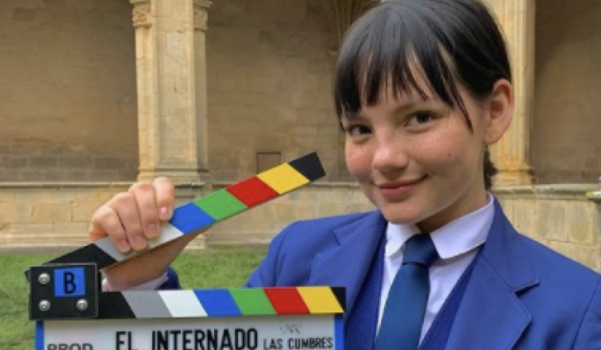 Screenshot dal profilo Instagram Ufficiale dell'attrice Fran Aronsson nei panni di Rita In El Internado Las Cumbres