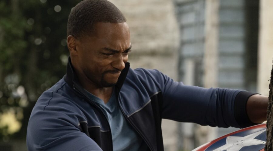 Anthony Mackie (Falocn) in The Falcon And The Winter Soldier. Credits: Disnei Plus