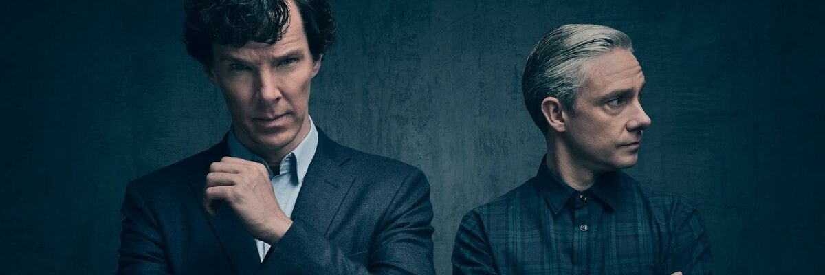 Benedict Cumberbatch e Martin Freeman in Sherlock. Credits: Spike.