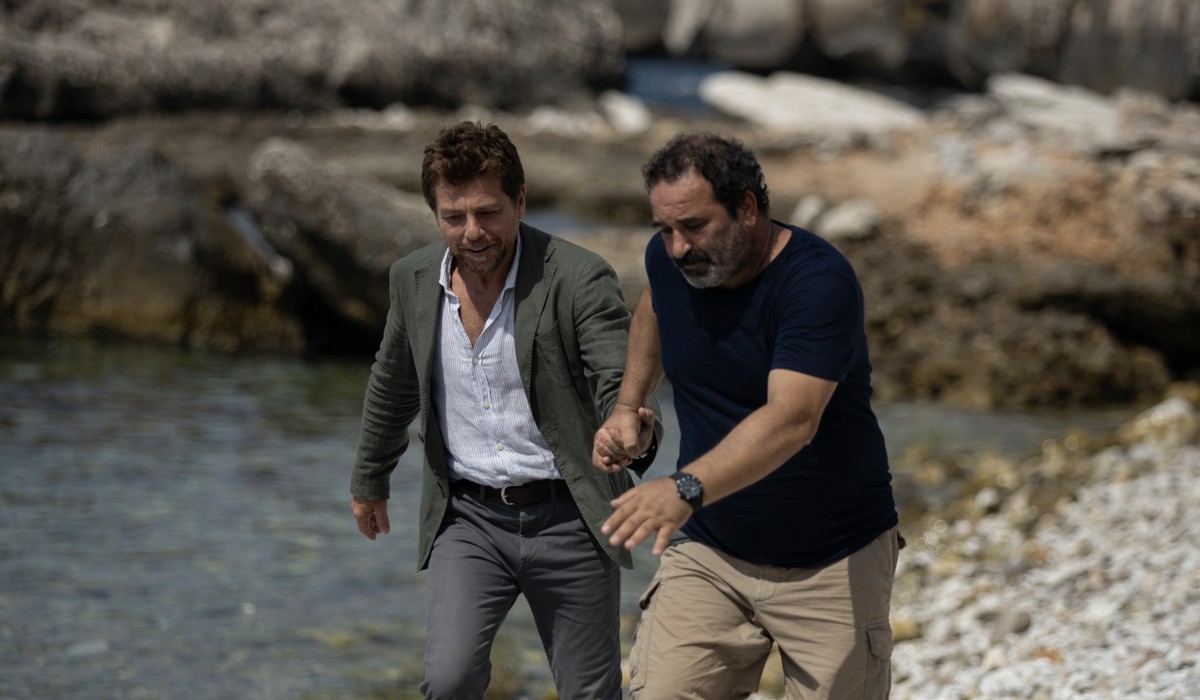 Claudio Gioè e Domenico Centamore In Màkari Credits: Floriana Di Carlo/Rai